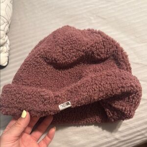The North Face Pink Fleece Beanie